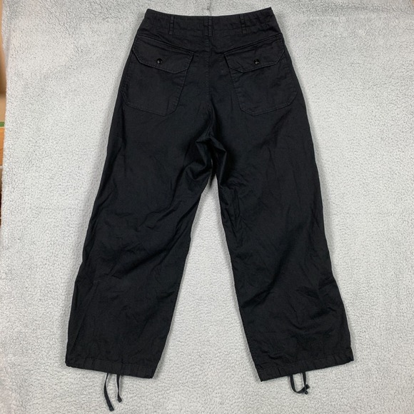 Engineered Garments Over Pant Men's XS Black High Count Twill Baggy Relaxed Fit - Picture 5 of 10